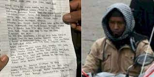 Viral! Surat Wasiat Milik Pelaku Bom Bunuh Diri Gereja Katedral Makassar