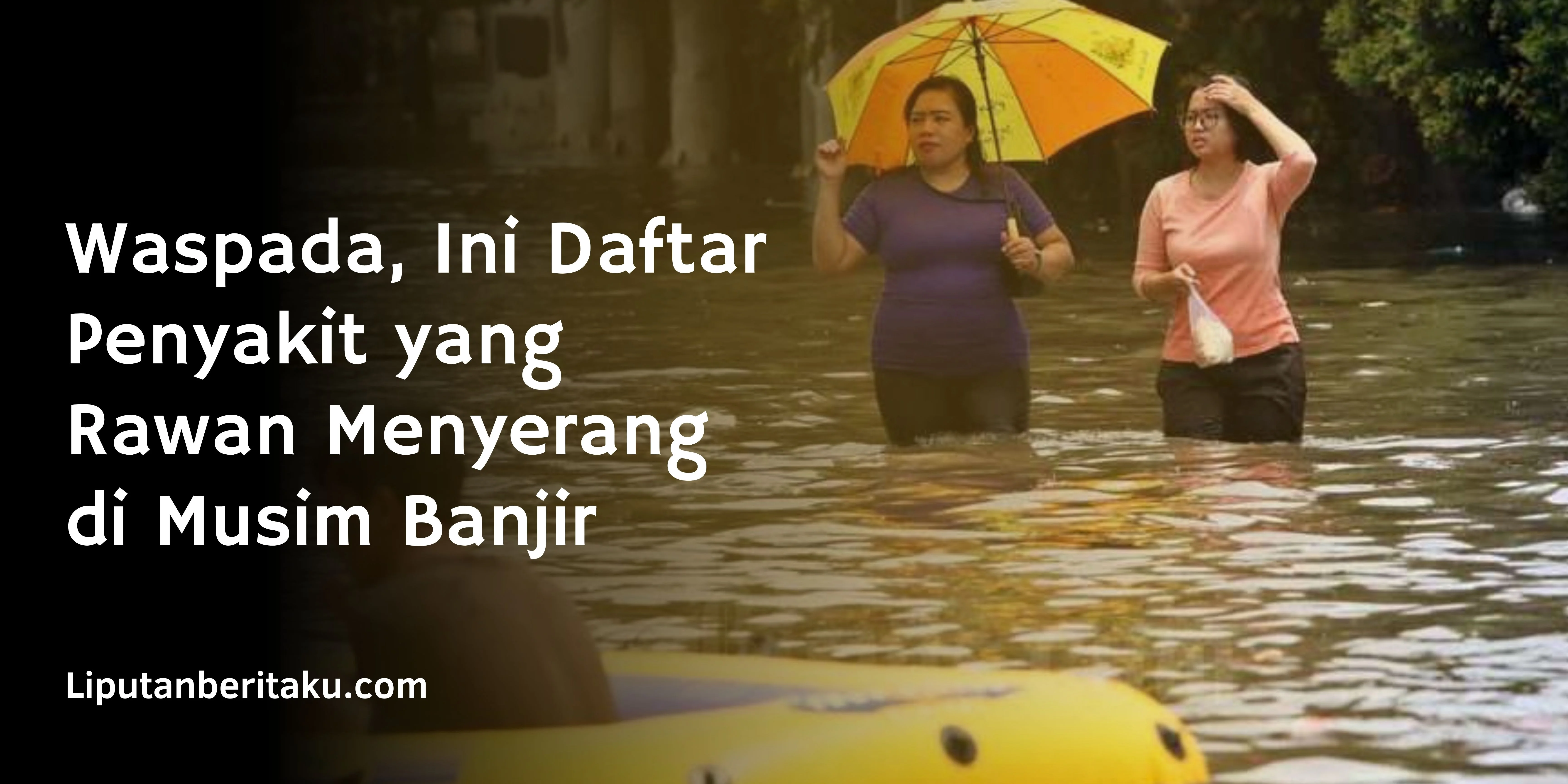 Waspada, Ini Daftar Penyakit yang Rawan Menyerang di Musim Banjir