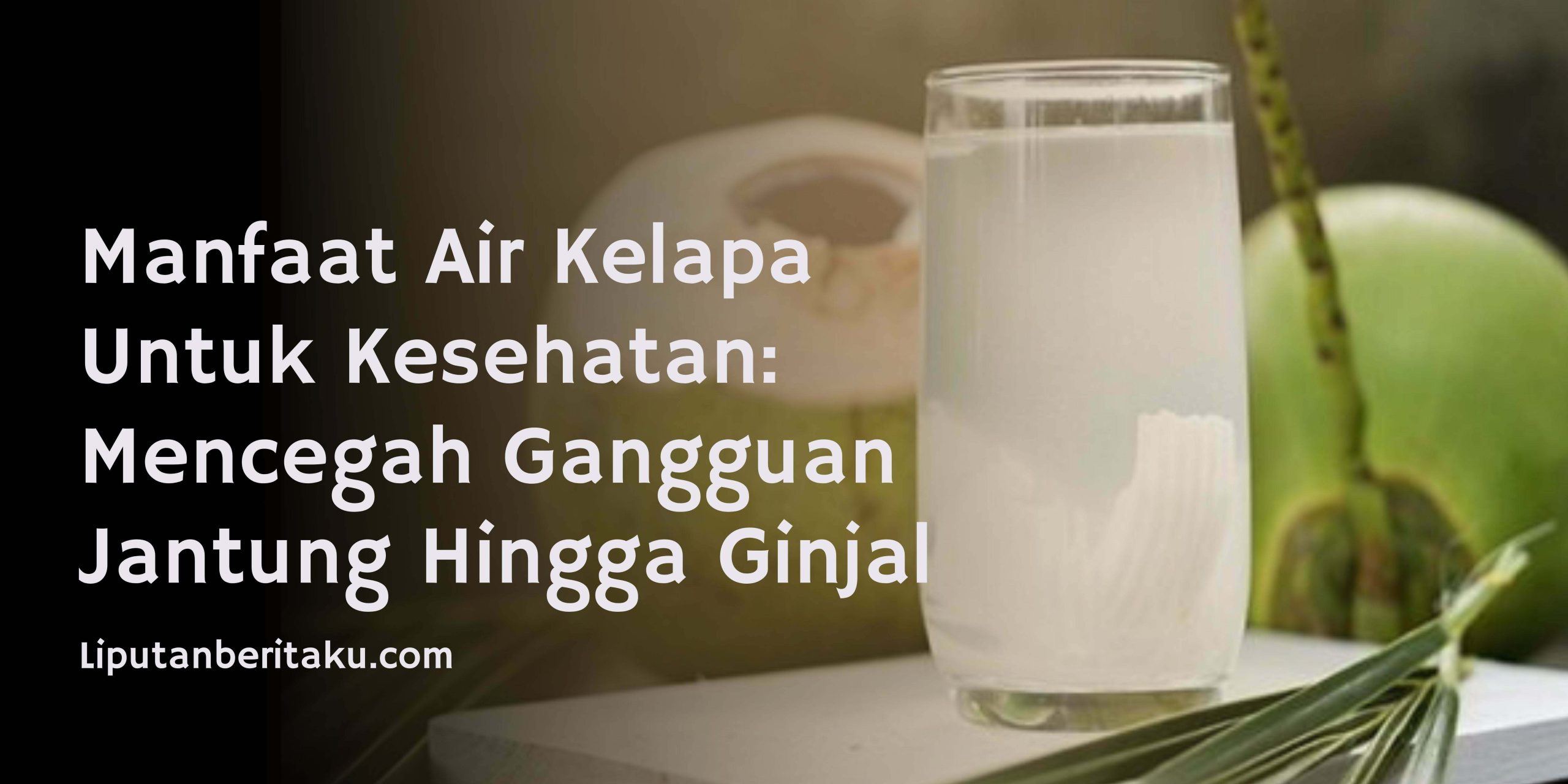 Manfaat Air Kelapa Untuk Kesehatan: Mencegah Gangguan Jantung Hingga Ginjal