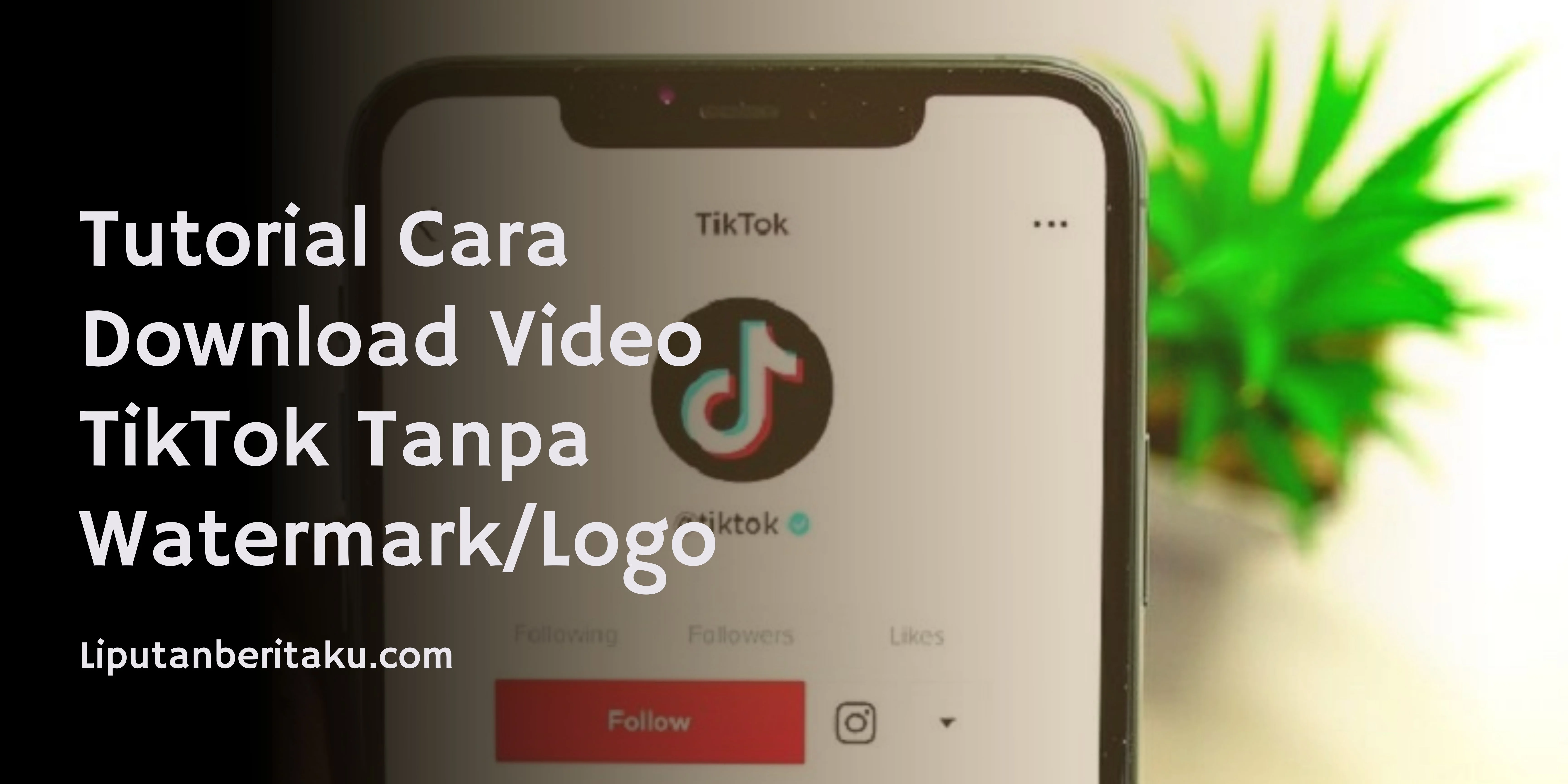 Tutorial Cara Download Video TikTok Tanpa Watermark/Logo