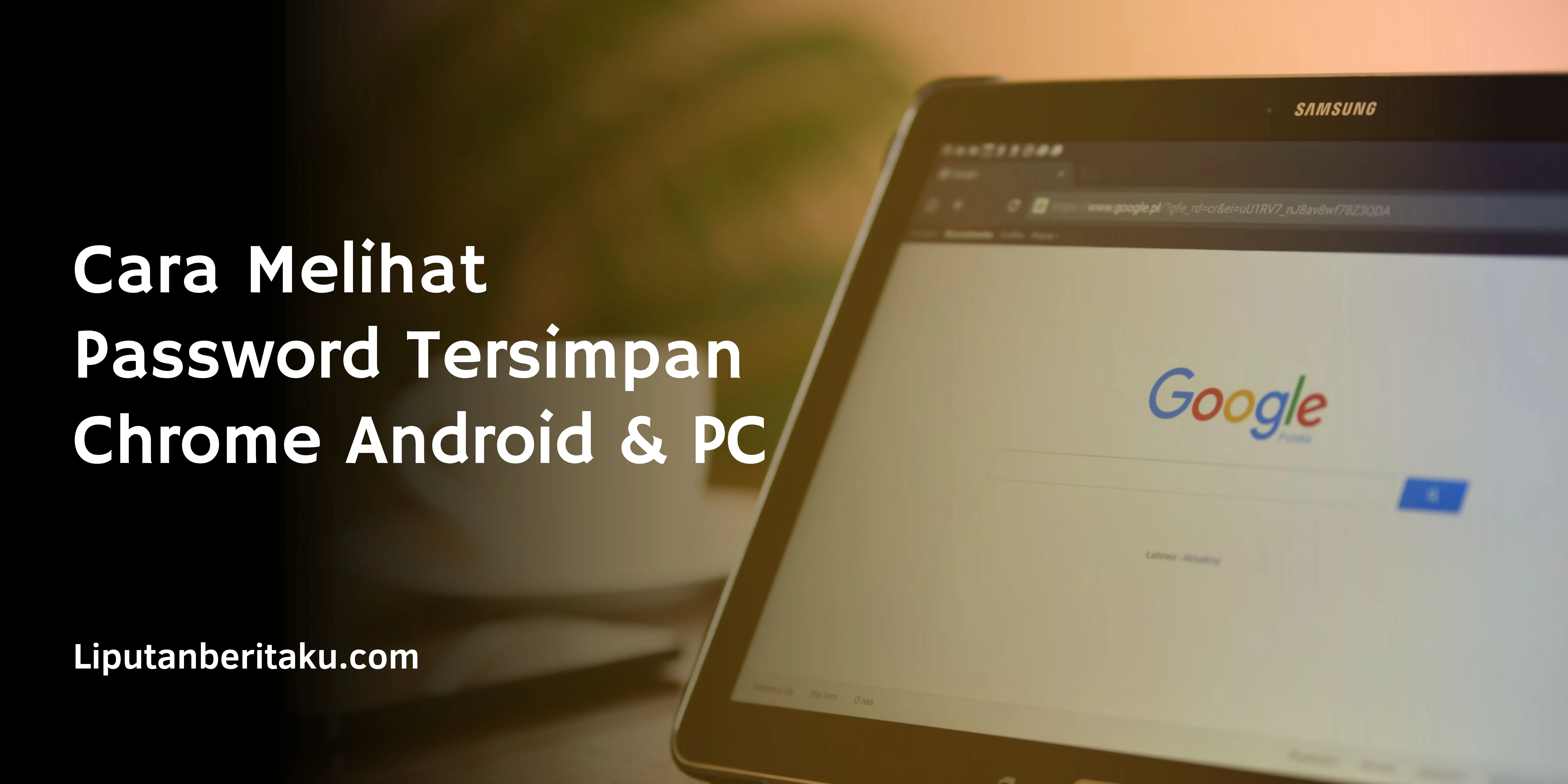 Cara Melihat Password Tersimpan Chrome Android & PC