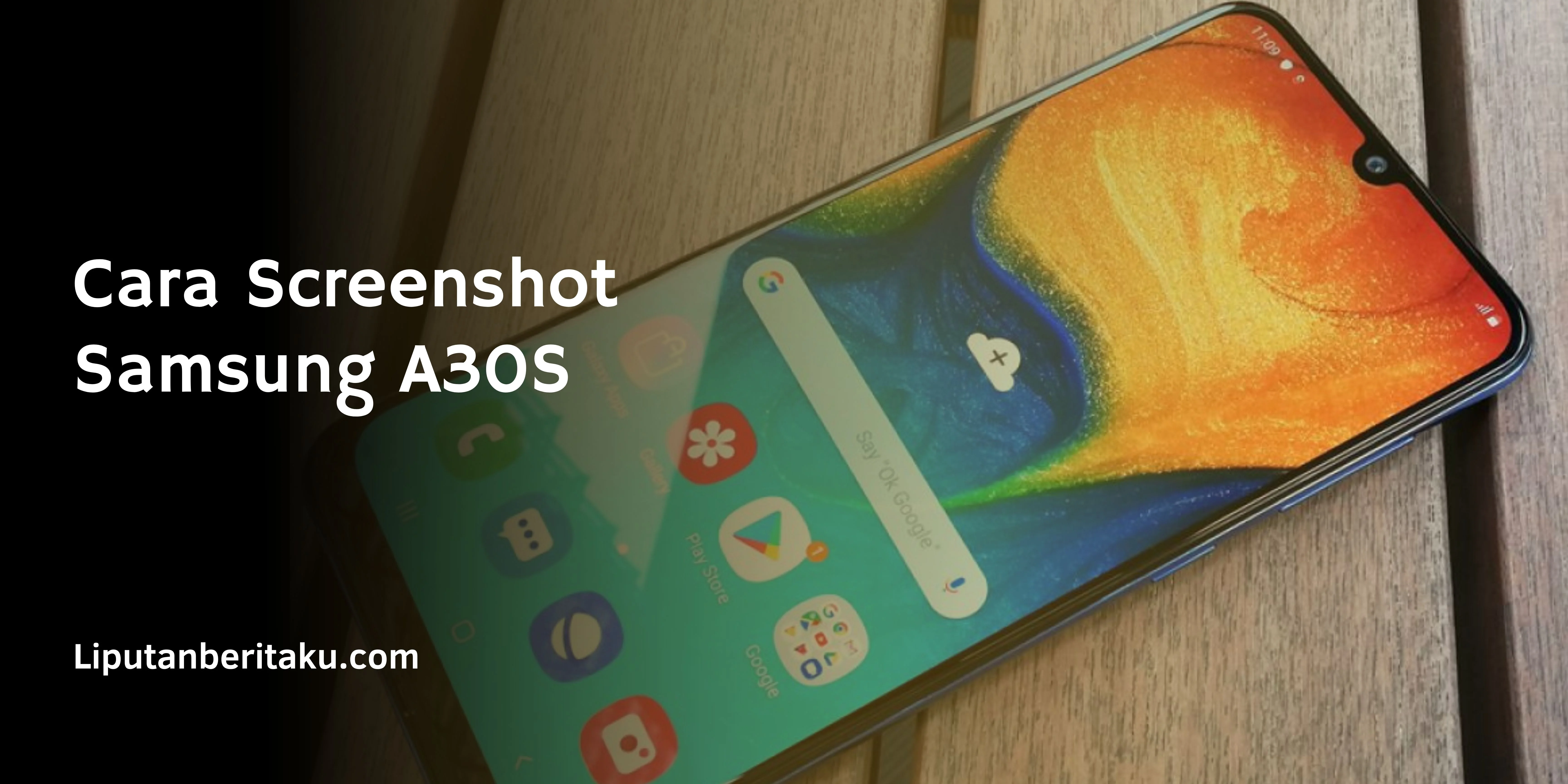 Cara Screenshot Samsung A30S