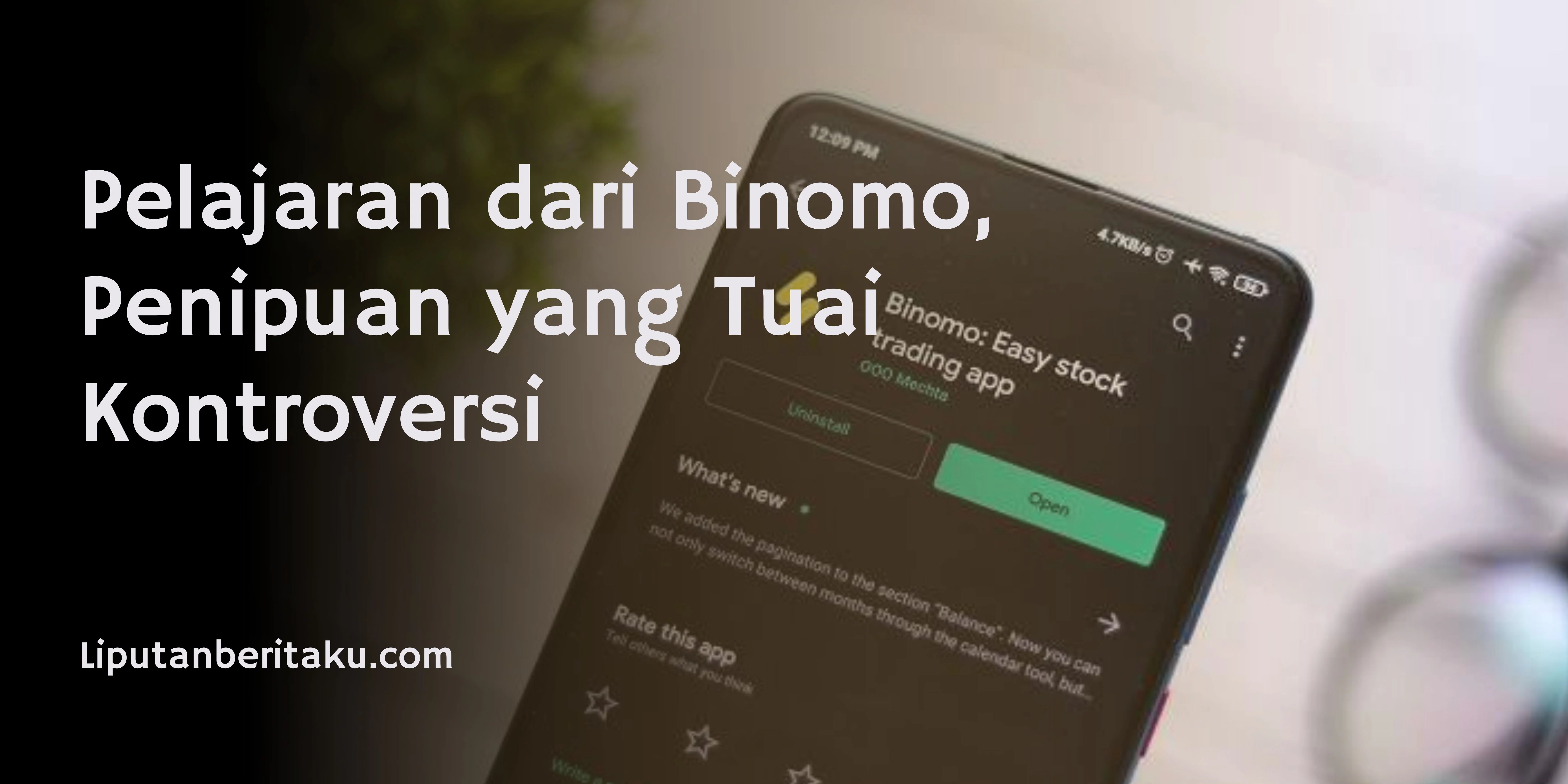 Pelajaran dari Binomo, Penipuan yang Tuai Kontroversi