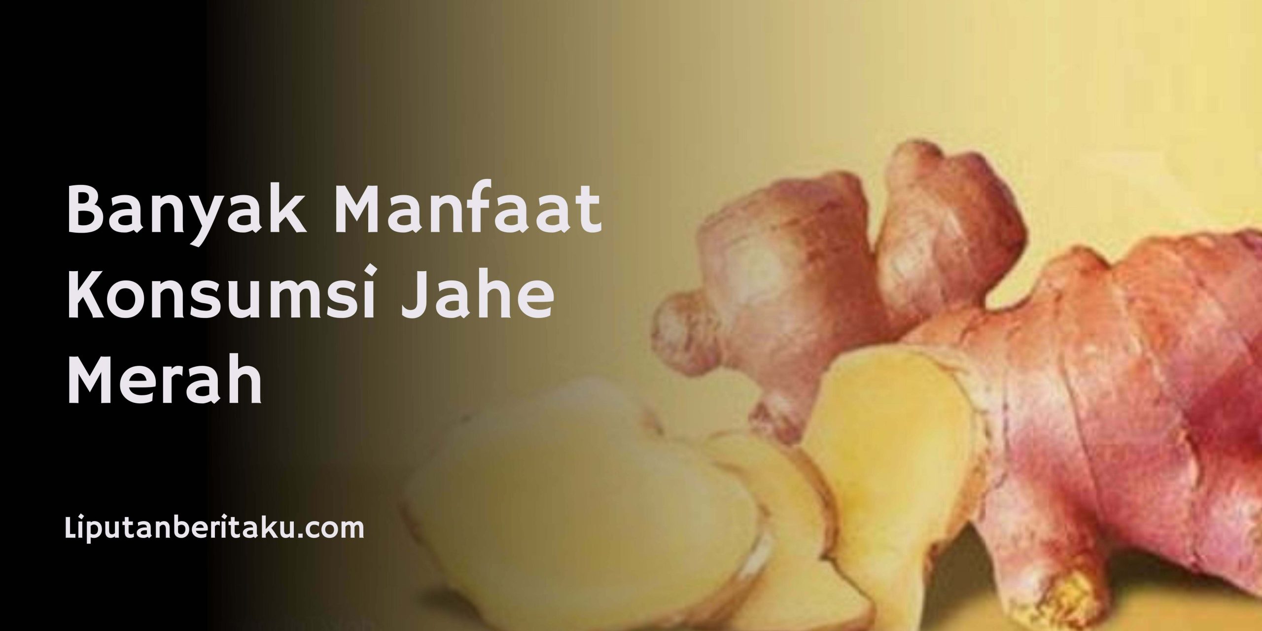 Banyak Manfaat Konsumsi Jahe Merah