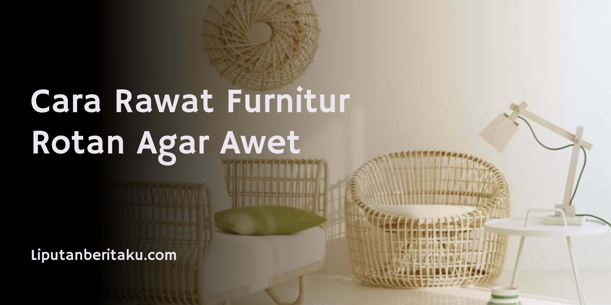 Cara Rawat Furnitur Rotan Agar Awet