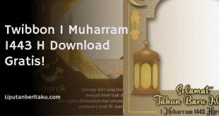 Twibbon 1 Muharram 1443 H Download Gratis!