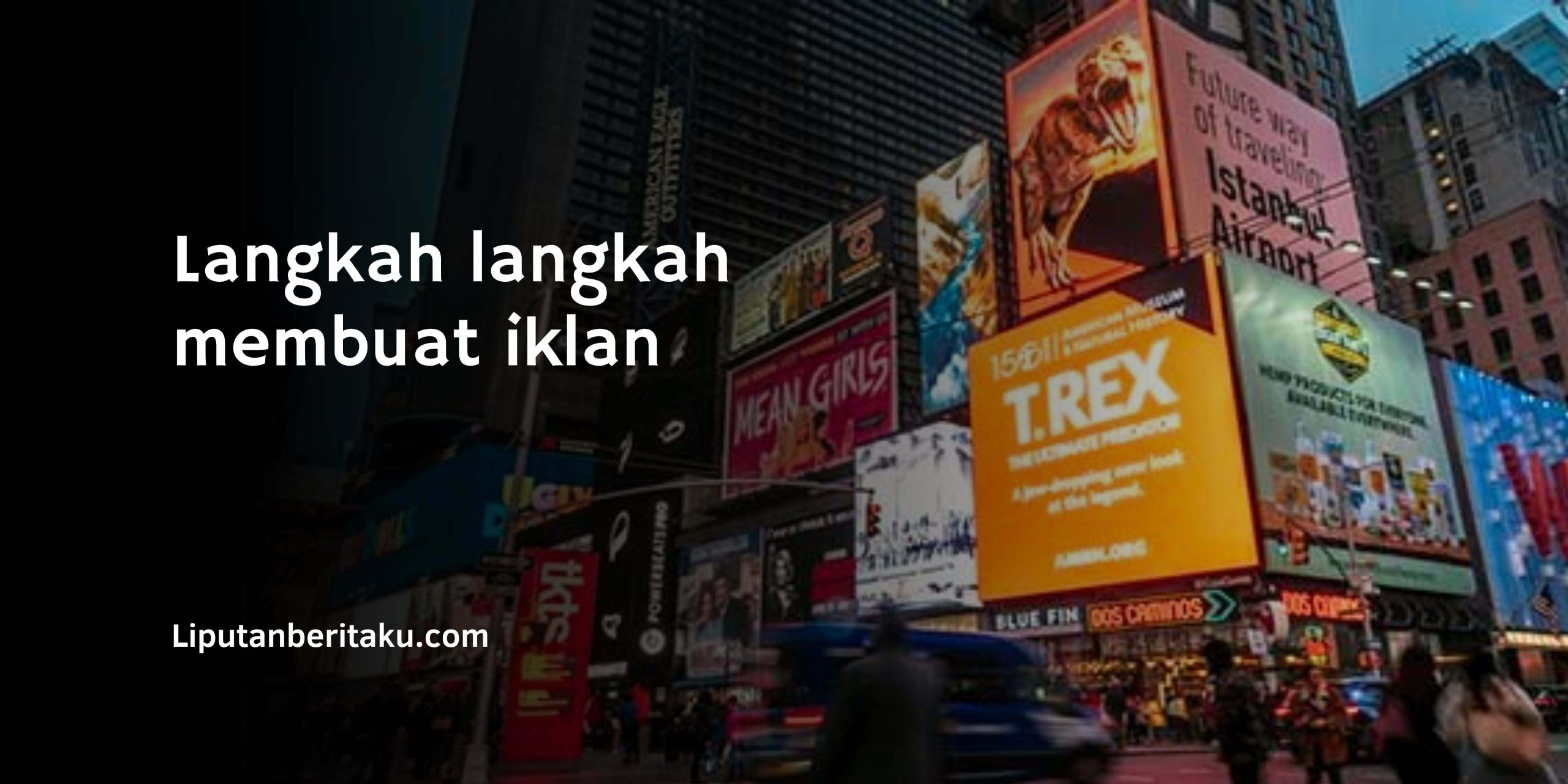 Langkah langkah Membuat Iklan