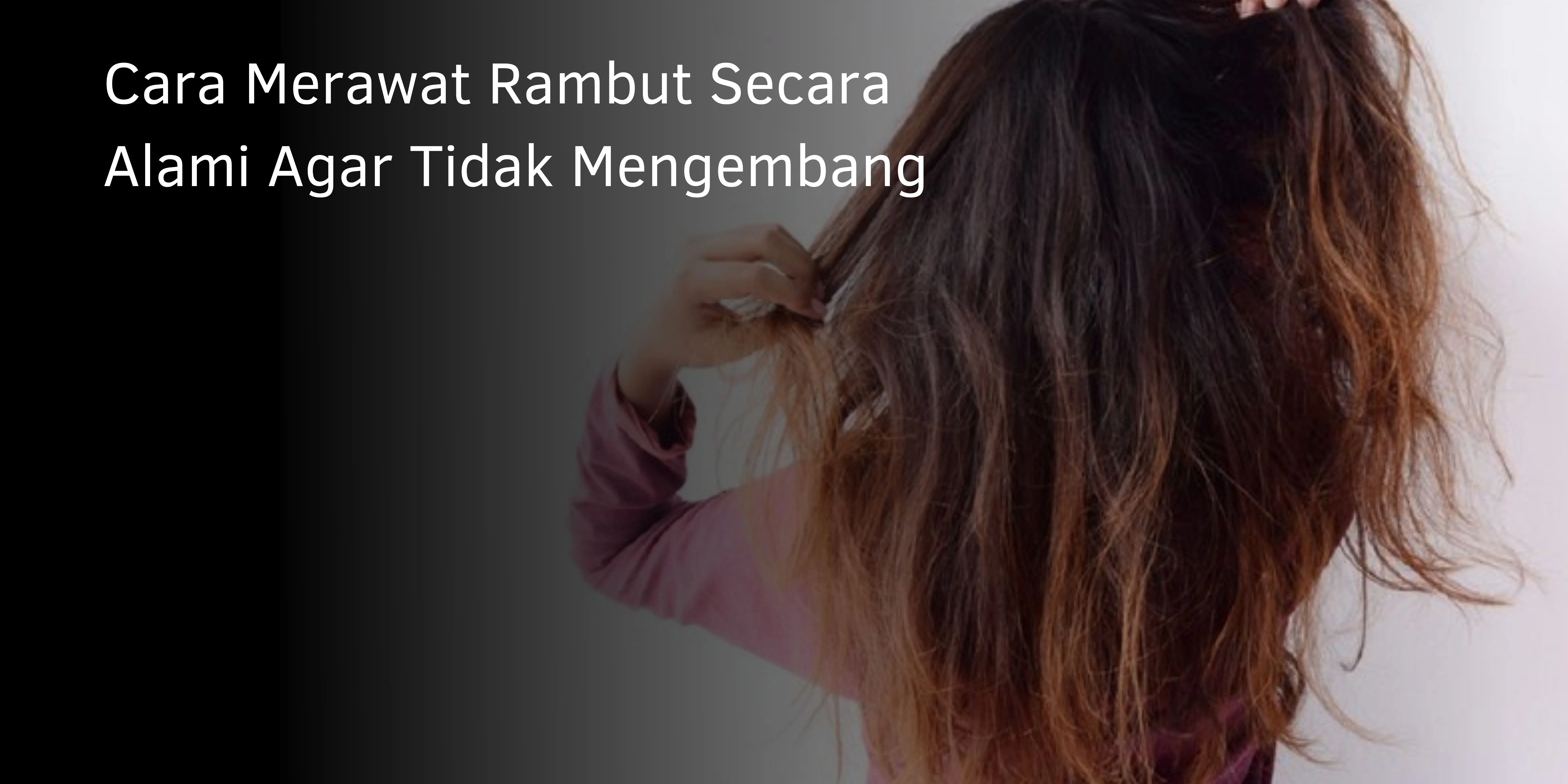 Cara Merawat Rambut Secara Alami Agar Tidak Mengembang
