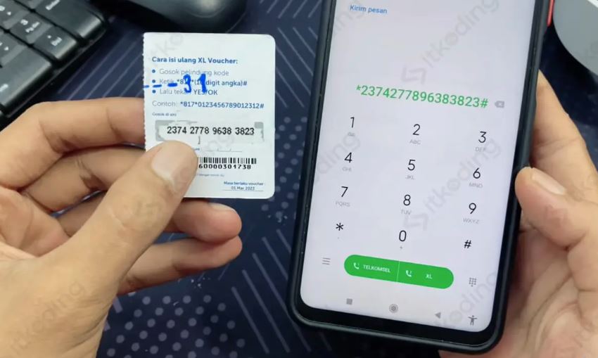 Cara Masukan Kode Voucher XL