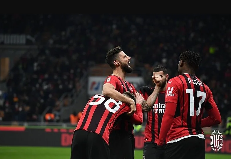 Hasil AC Milan vs Lazio Piala Italia 2021-2022: Menang 4-0, Rossoneri Tantang Inter di Semifinal