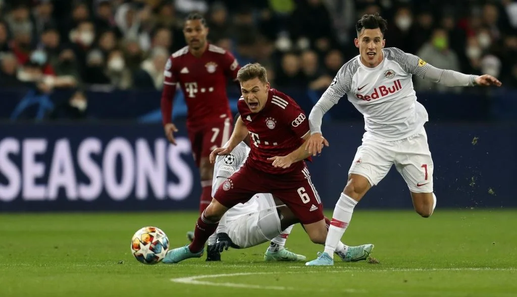 Hasil Red Bull Salzburg vs Bayern Munich di Leg I 16 Besar Liga Champions 2021-2022: Kingsley Coman Selamatkan Wajah Die Roten 1 Red Bull Salzburg vs Bayern Munich