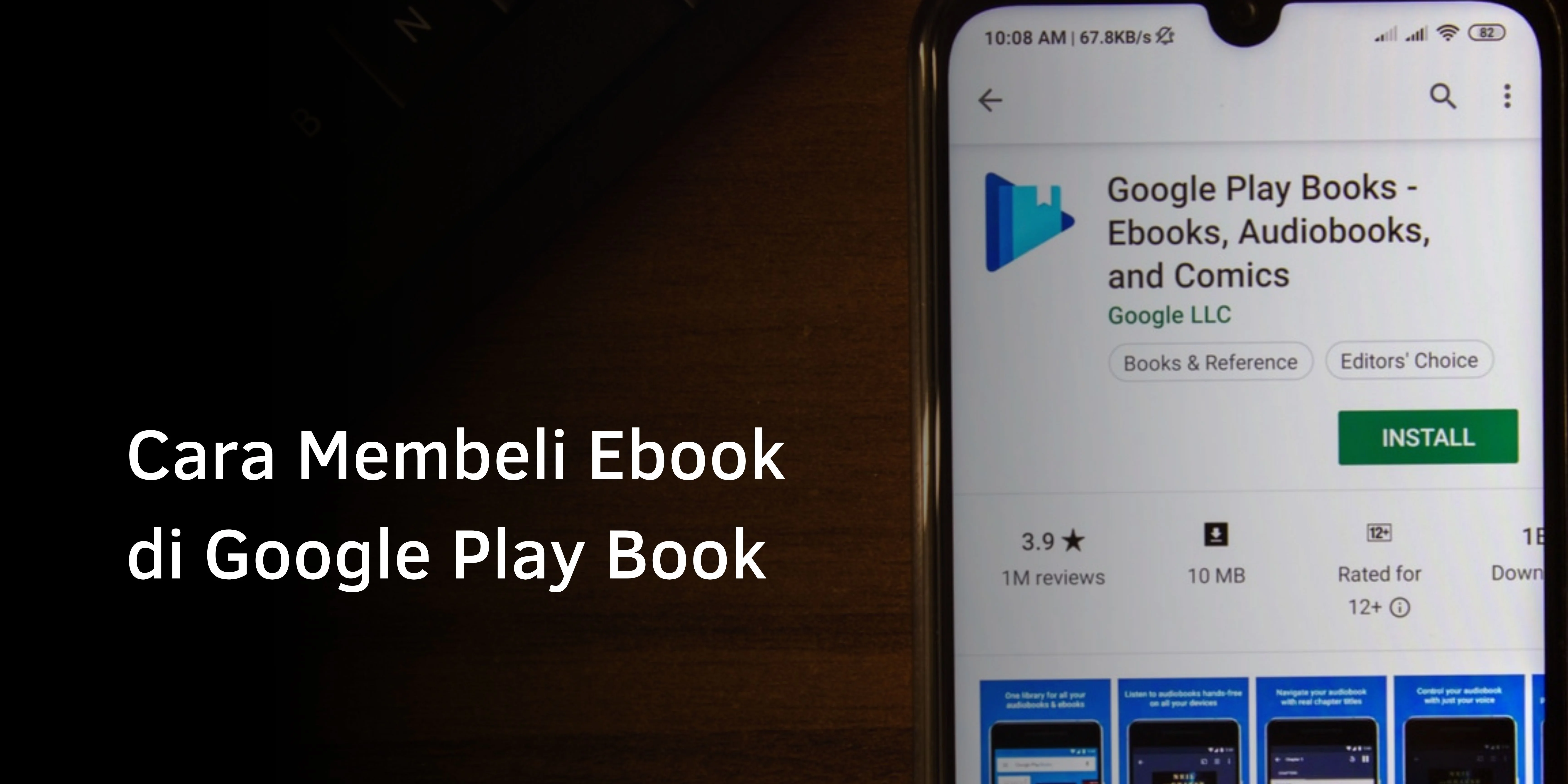 Cara Membeli Ebook di Google Play Book