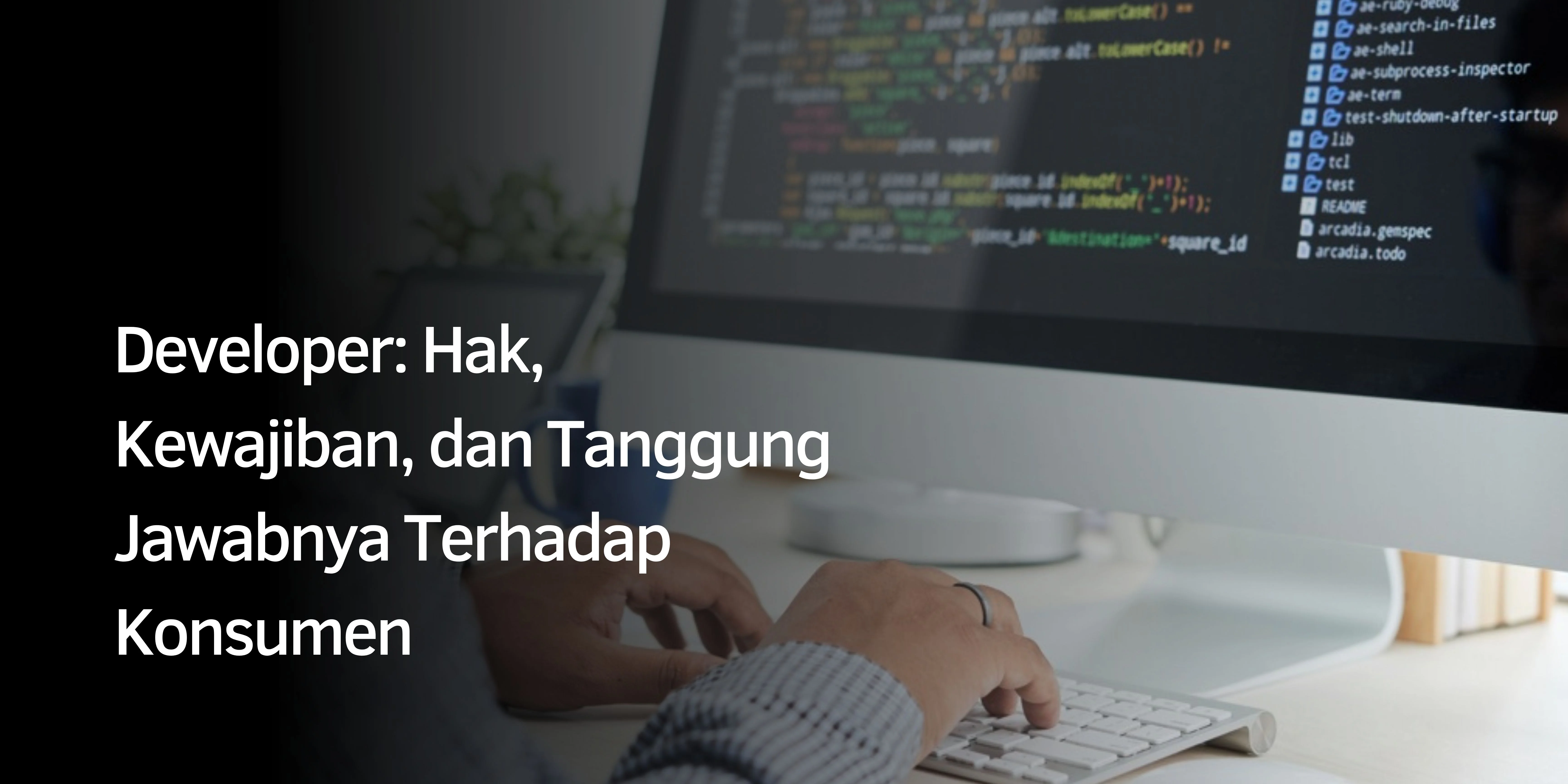 Developer : Hak, Kewajiban, dan Tanggung Jawabnya Terhadap Konsumen