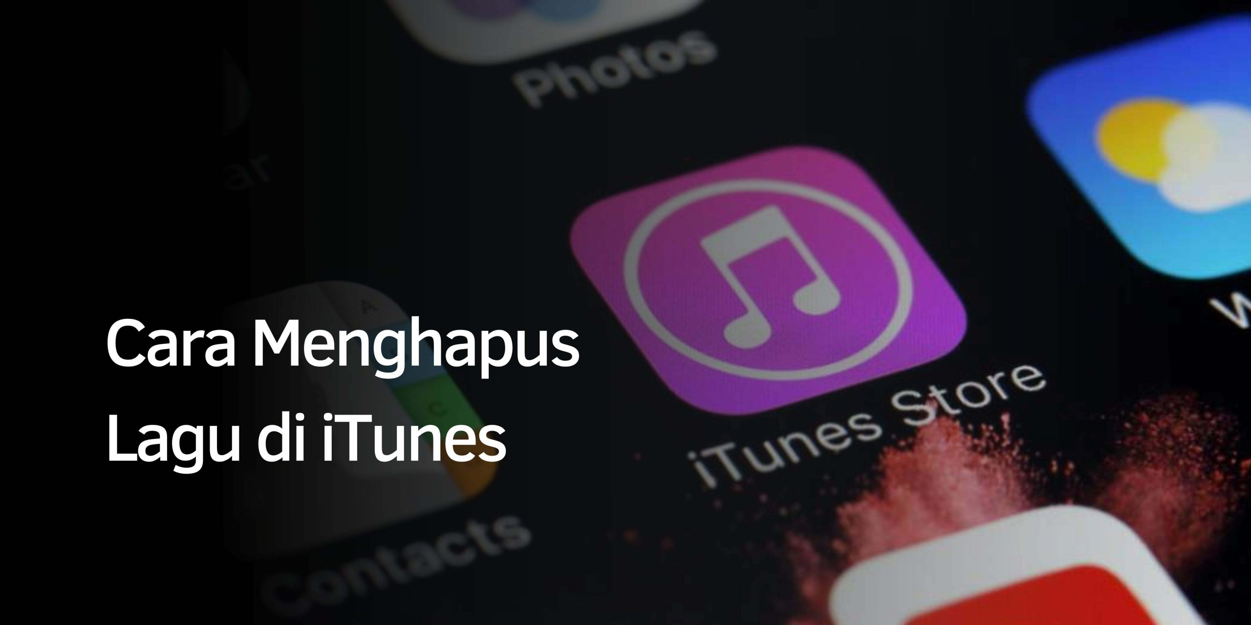 Cara Menghapus Lagu di iTunes