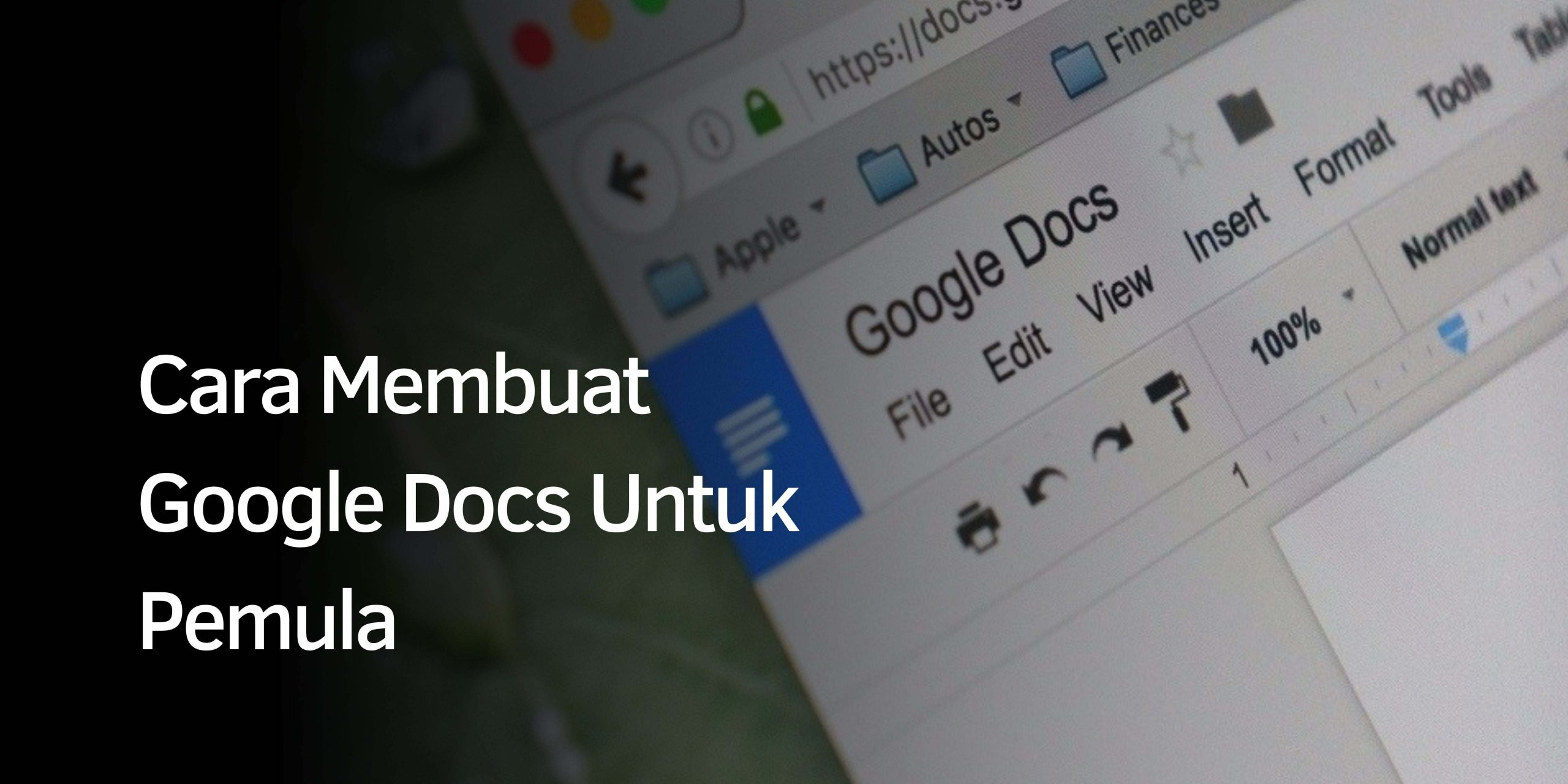 Cara Membuat Google Docs Untuk Pemula