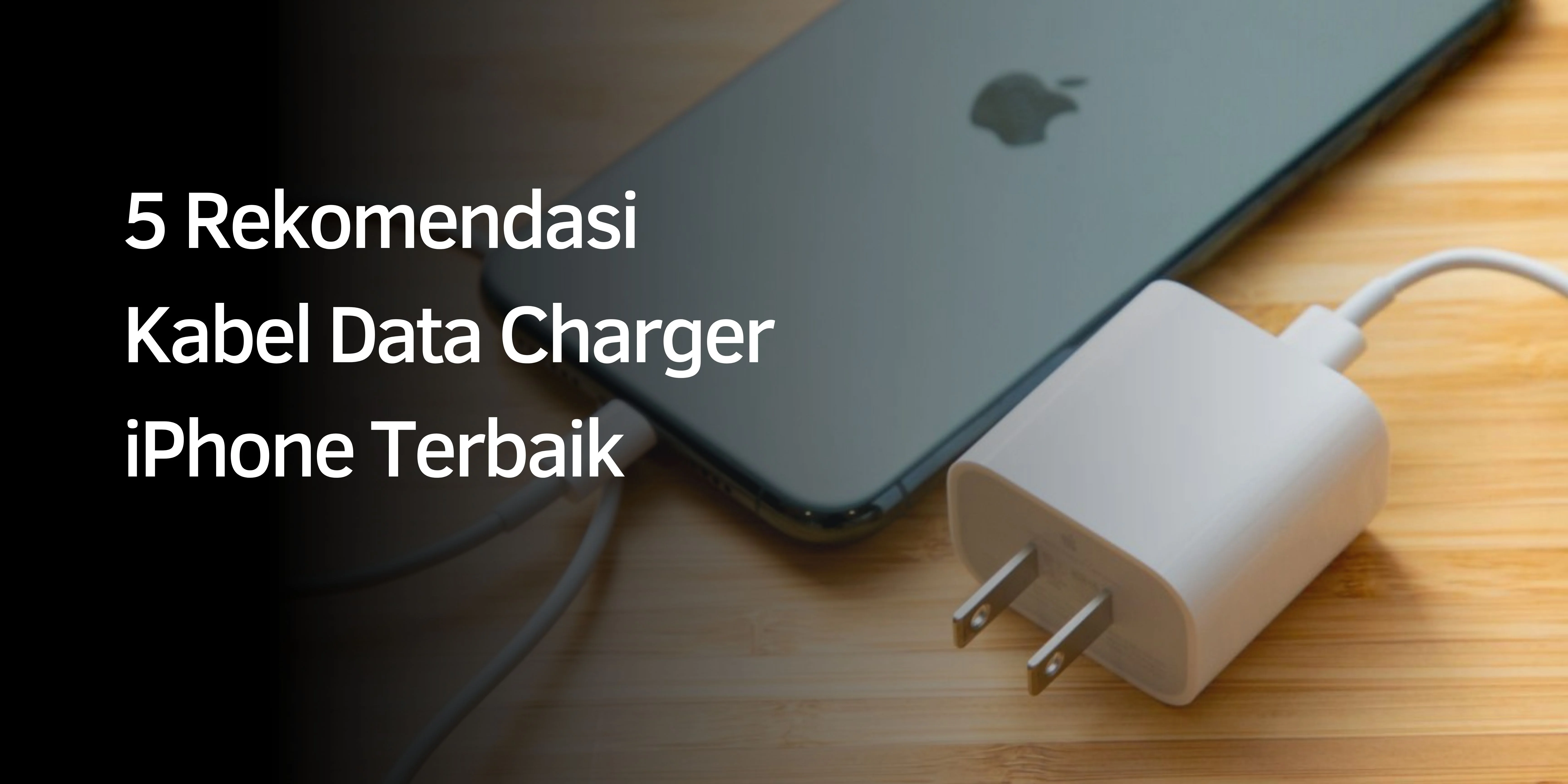 Rekomendasi Kabel Data Charger iPhone Terbaik