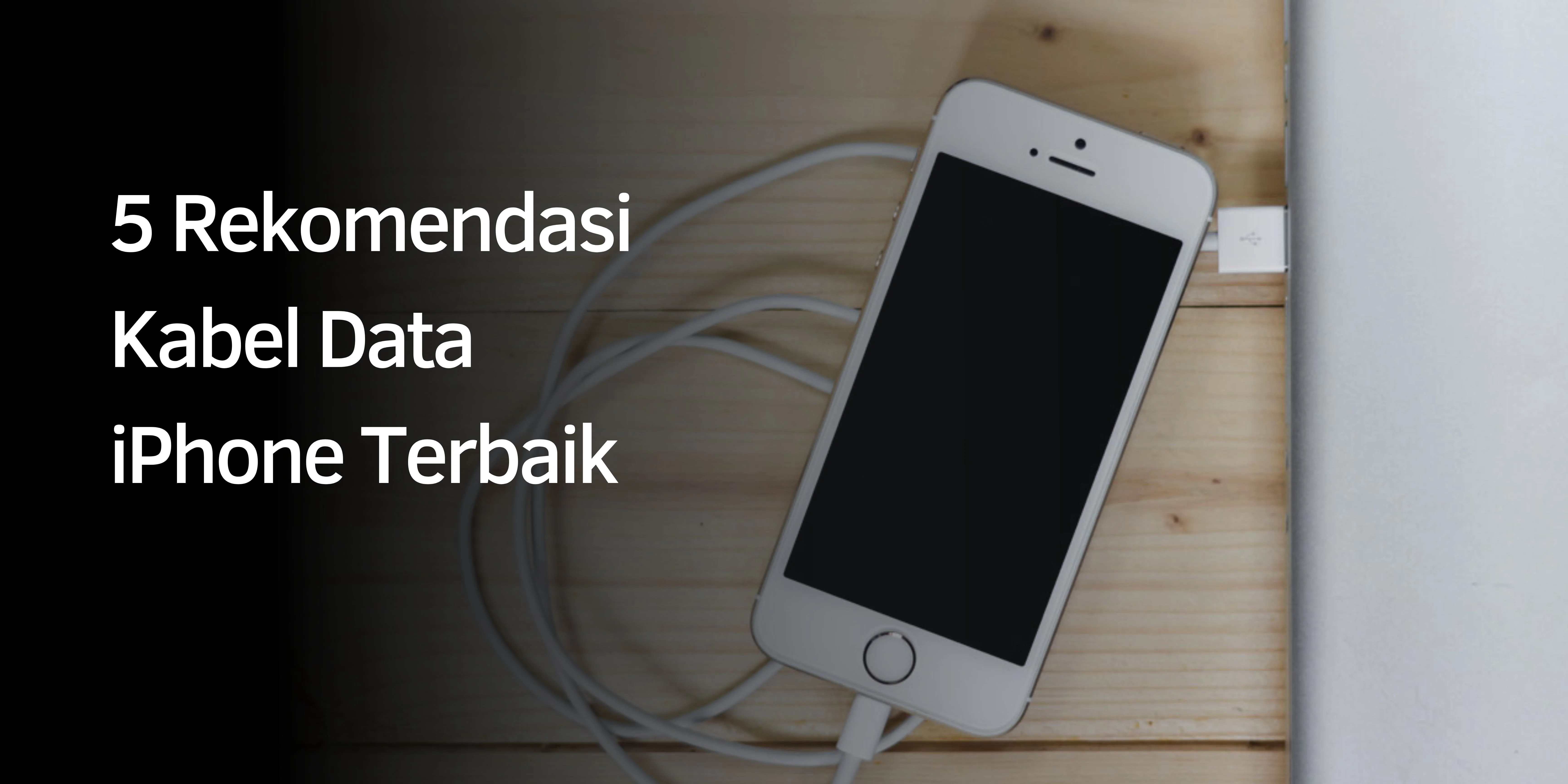 Rekomendasi Kabel Data iPhone Terbaik