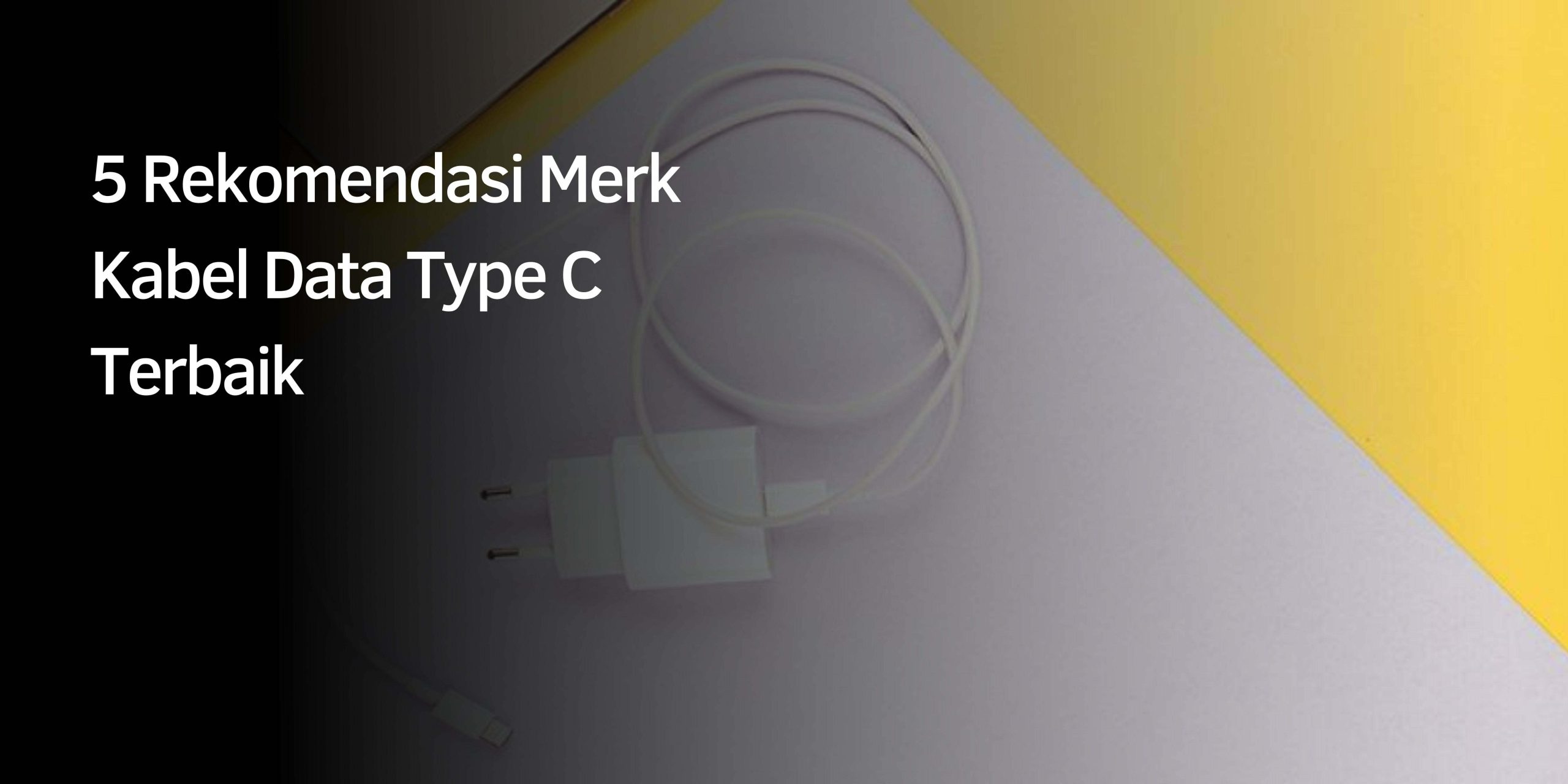 Rekomendasi Merk Kabel Data Type C Terbaik