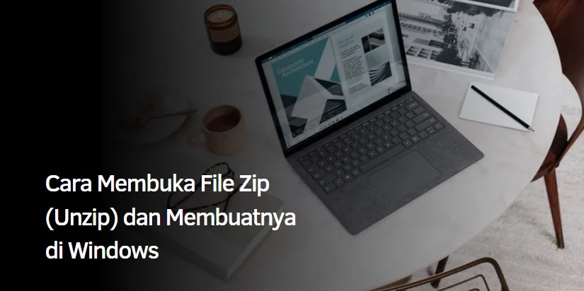 Cara Membuka File Zip (Unzip) dan Membuatnya di Windows
