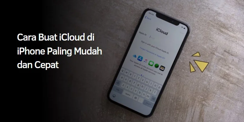 Cara Buat iCloud di iPhone