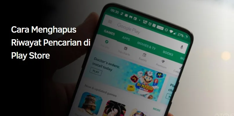 Cara Menghapus Riwayat Pencarian di Play Store