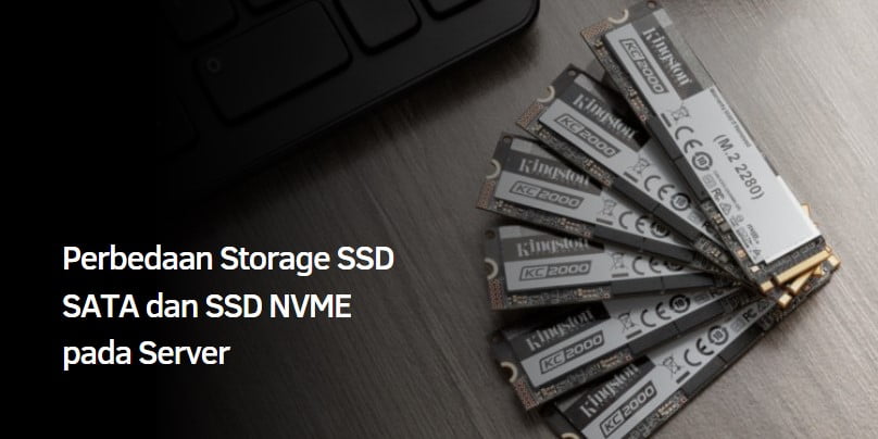 Perbedaan Storage SSD SATA dan SSD NVME pada Server