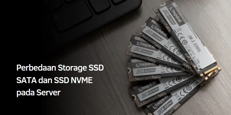 Perbedaan Storage SSD SATA dan SSD NVME pada Server