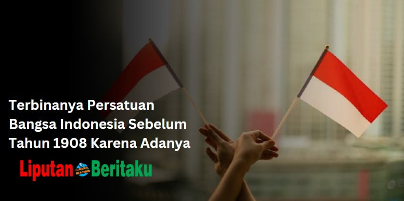 Terbinanya Persatuan Bangsa Indonesia Sebelum Tahun 1908 Karena Adanya