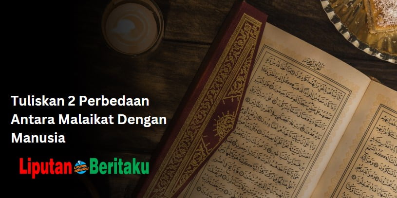 Tuliskan 2 Perbedaan Antara Malaikat Dengan Manusia
