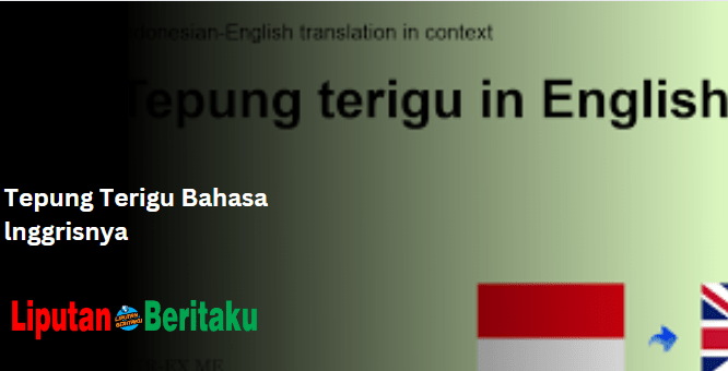 Tepung Terigu Bahasa lnggrisnya