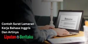 Contoh Surat Lamaran Kerja Bahasa Inggris Dan Artinya