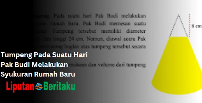 Tumpeng Pada Suatu Hari Pak Budi Melakukan Syukuran Rumah Baru