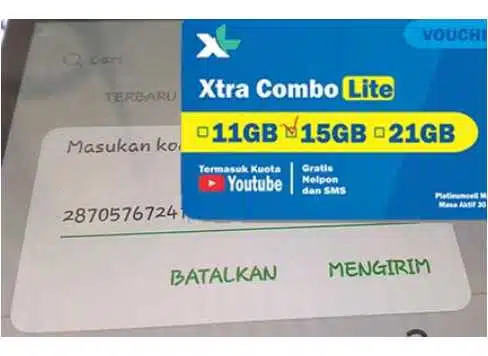 Cara Memasukkan Kode Voucher Paket Data XL
