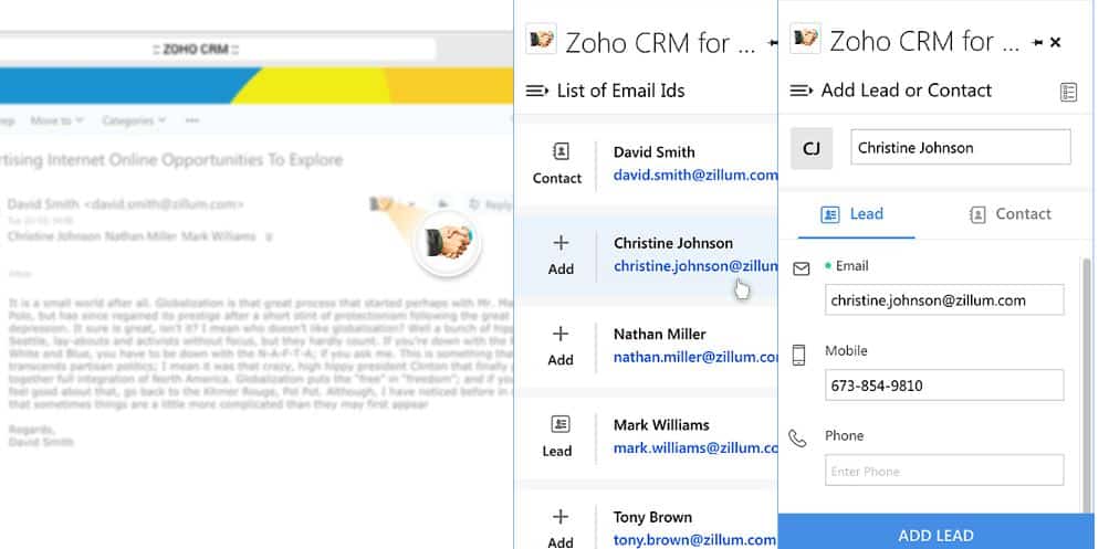 Zoho CRM Outlook Plugin : Memaksimalkan Efisiensi Kolaborasi Bisnis Anda