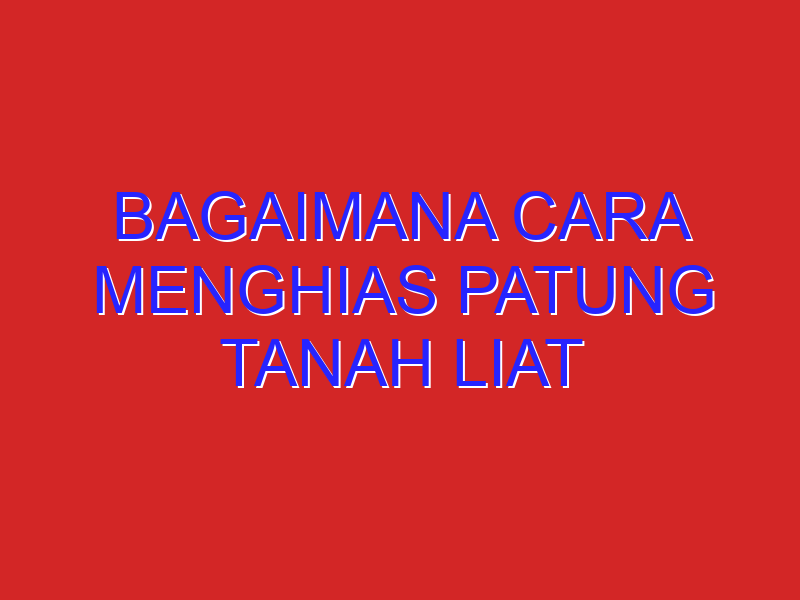 Bagaimana Cara Menghias Patung Tanah Liat