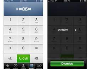 Cek IMEI Iphone melalui Kode Dial