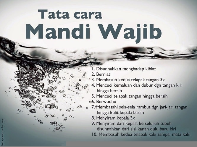 Cara Mandi Wajib Pria